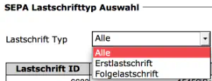 Lastschriften