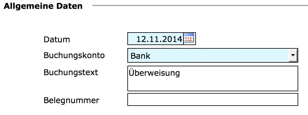 Schellbuchung