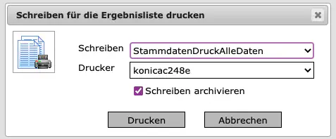 Ergebnisliste